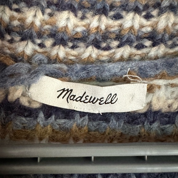 Madewell Waller Crop Cardigan Sweater in Stripe - Picture 5 of 7